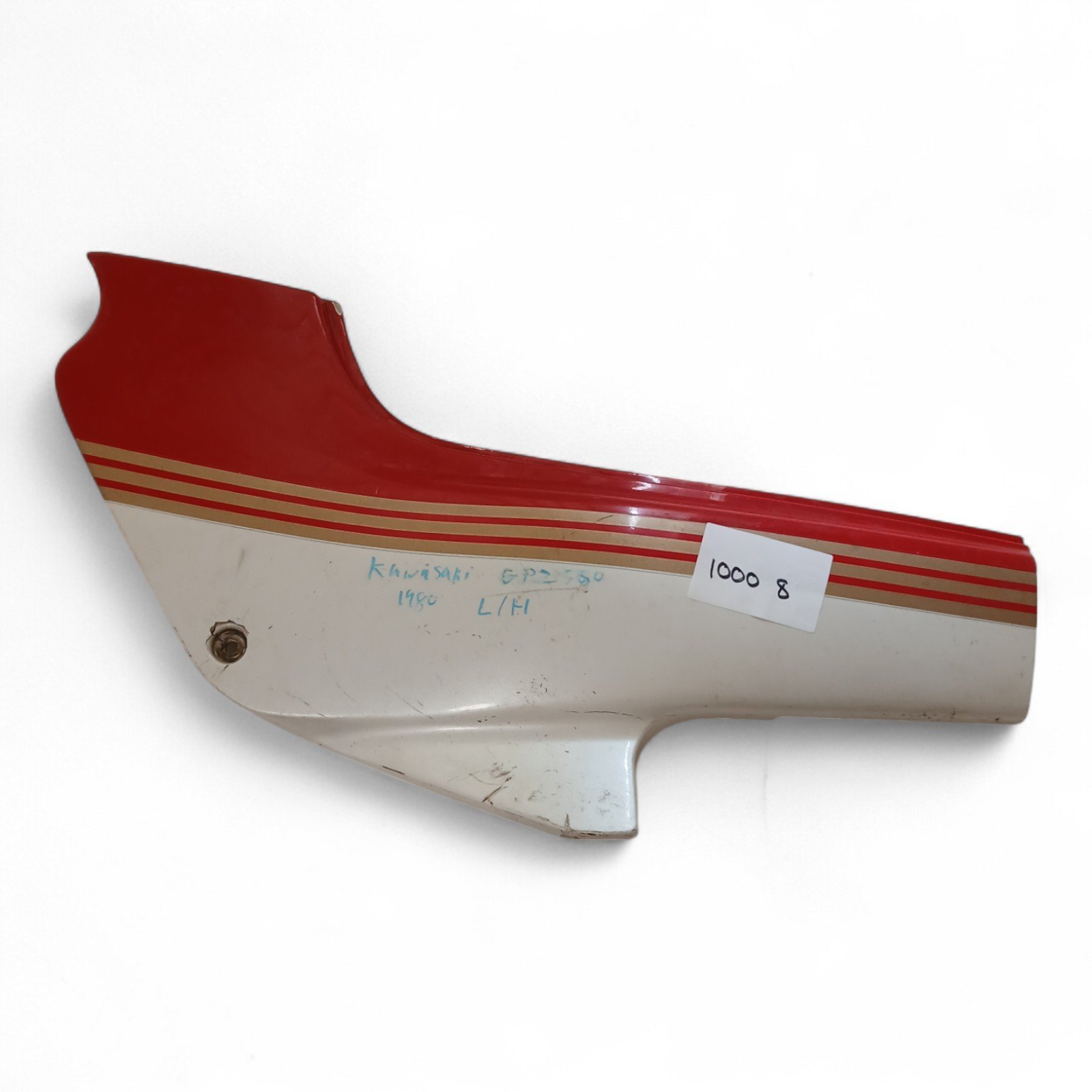 10008_2028129.jpg Kawasaki GPZ550 550 1980 Left Side Fairing Panel OEM 36001-1348 - Image 1