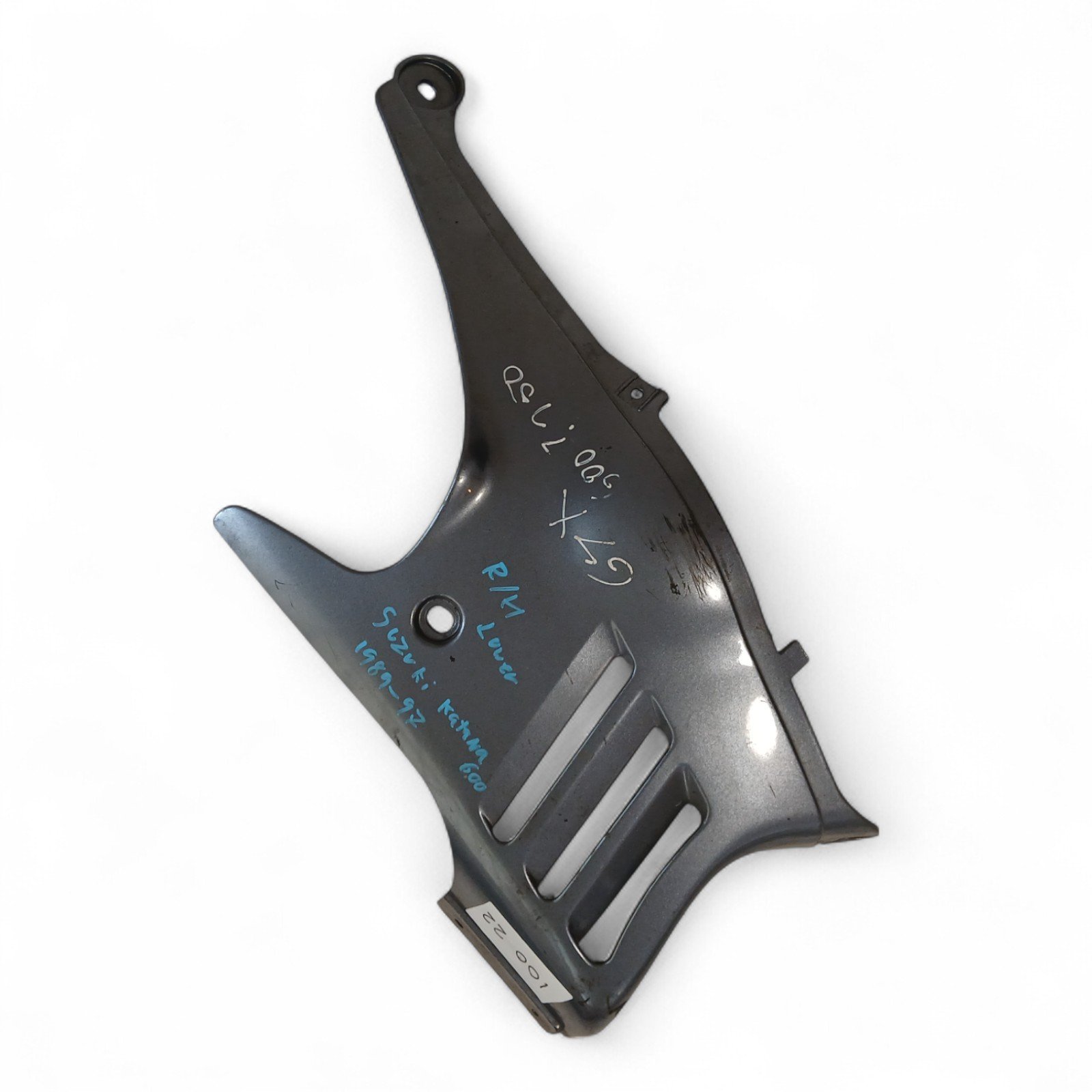 10022_2028129.jpg Suzuki Katana 600 600 1989-1997 Left Side Lower Belly Side Fairing Panel OEM 92-1112 - Image 1