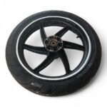 Hyosung GT125 125 2006 Front Wheel Rim with Tyre OEM - Image 5