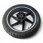 Hyosung GT125 125 2006 Rear Wheel Rim with Tyre OEM - Image 6