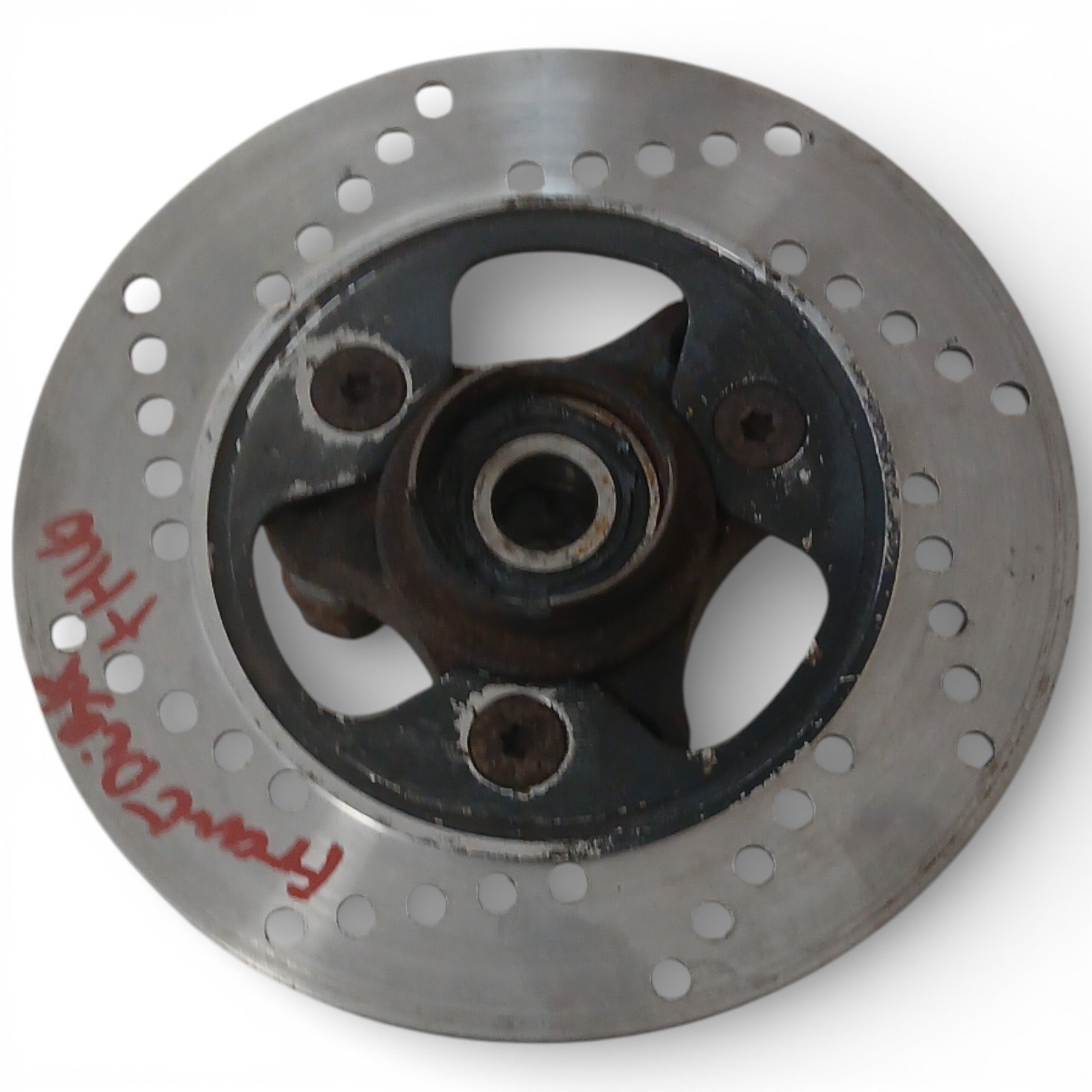 10971_2028129-Photoroom.jpg Peugeot Speedfight50 50 1997 Front Brake Disc and Hub OEM - Image 1
