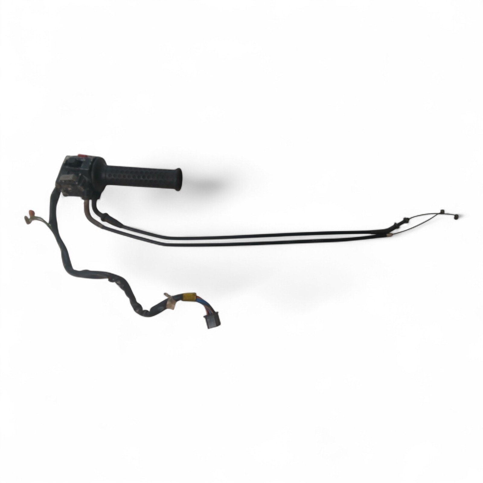 11026_2028129-Photoroom.jpg Yamaha FZR600 Genesis 600 1989-1991 Left Switchgear, Twist Grip, Choke Cable and Throttle Cable OEM - Image 1