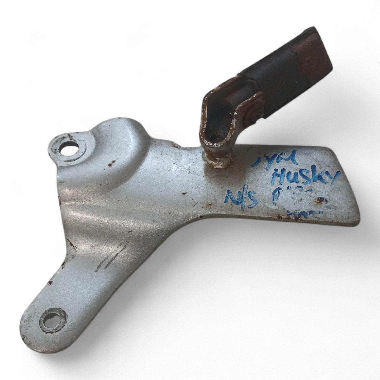 11216_2028129-Photoroom.jpg SYM Husky 125 1995-1999 Left Side Footrest Peg with Mounting Bracket OEM - Image 1