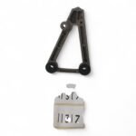 Cagiva Mito evo 125 125 1997 Rear Left Pillion Footrest & Hanger Plate OEM - Image 6