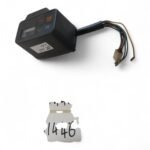 Yamaha DT125 125 1982-1986 Temperature Gauge Clock with Warning Lights & Wiring Loom OEM - Image 3