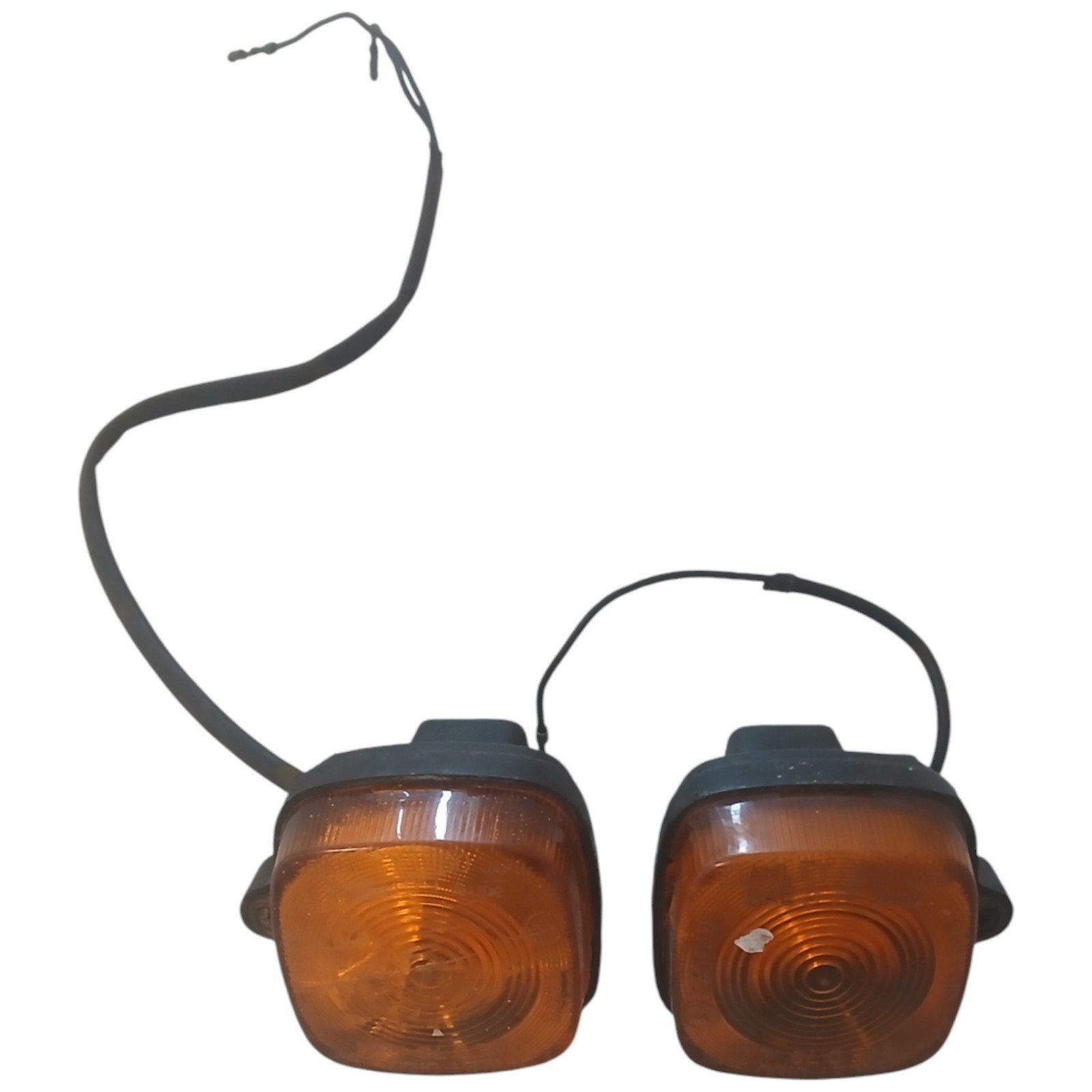 11855_2028129-Photoroom.jpg Honda CB125 125 1982-1985 Front Indicator Pair | Turn Signal Lights Set OEM - Image 1