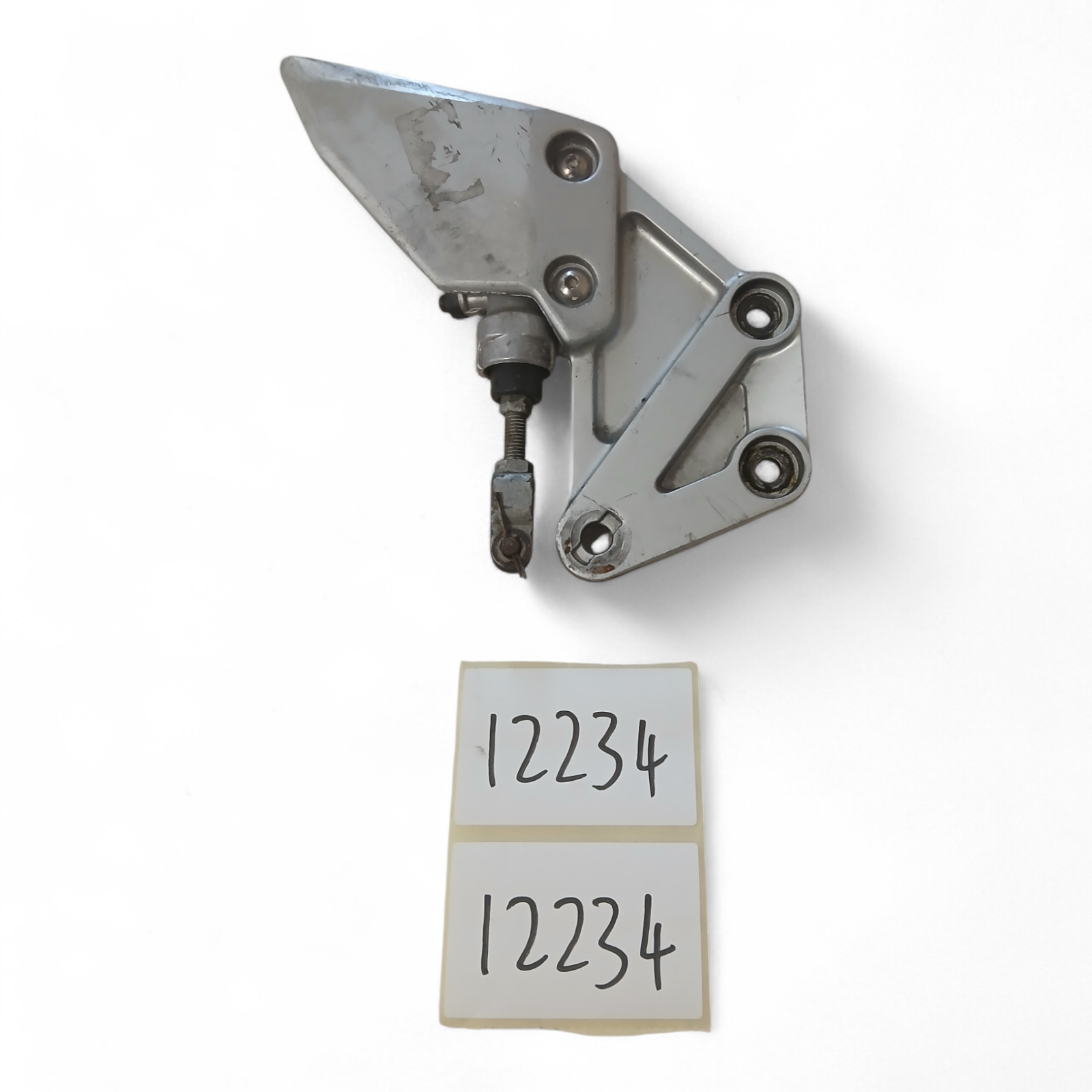12234_2028129-Photoroom.png Suzuki SV650 650 2004 Foot Peg Hanger Bracket And Brake Reservoir OEM - Image 1