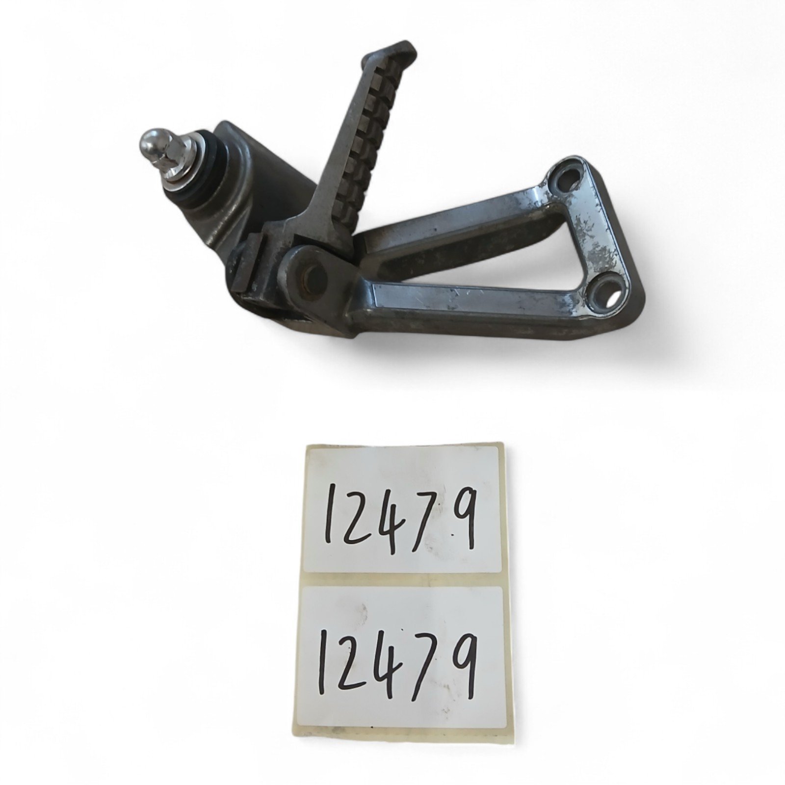 124792028129-Photoroom.jpg Kawasaki ZX6R 600 1995 Rear Footrest Hanger and Peg OEM - Image 1
