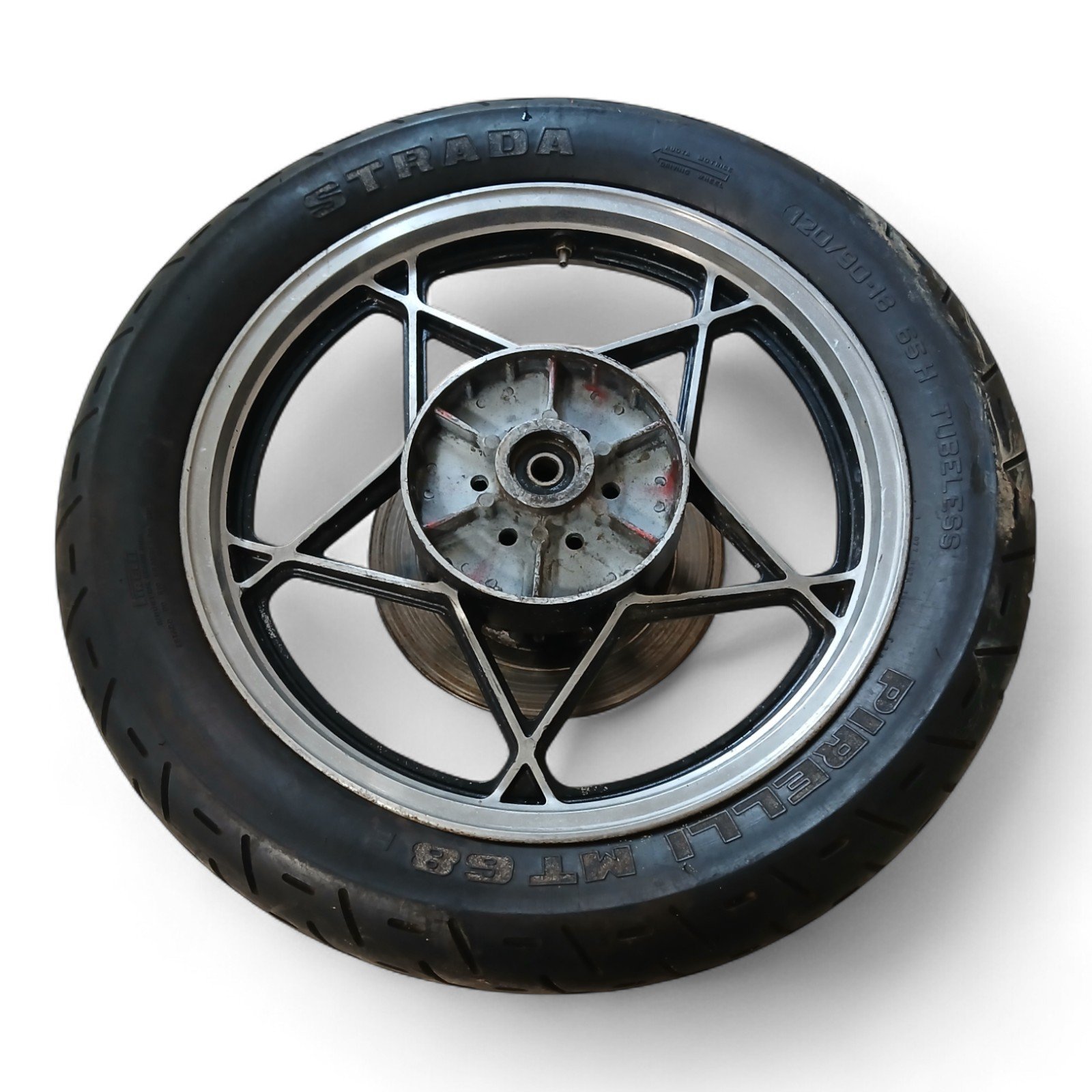 12758_2028129-Photoroom.jpg Suzuki GS750 750 1979-1981 Rear Wheel -18D OEM - Image 1