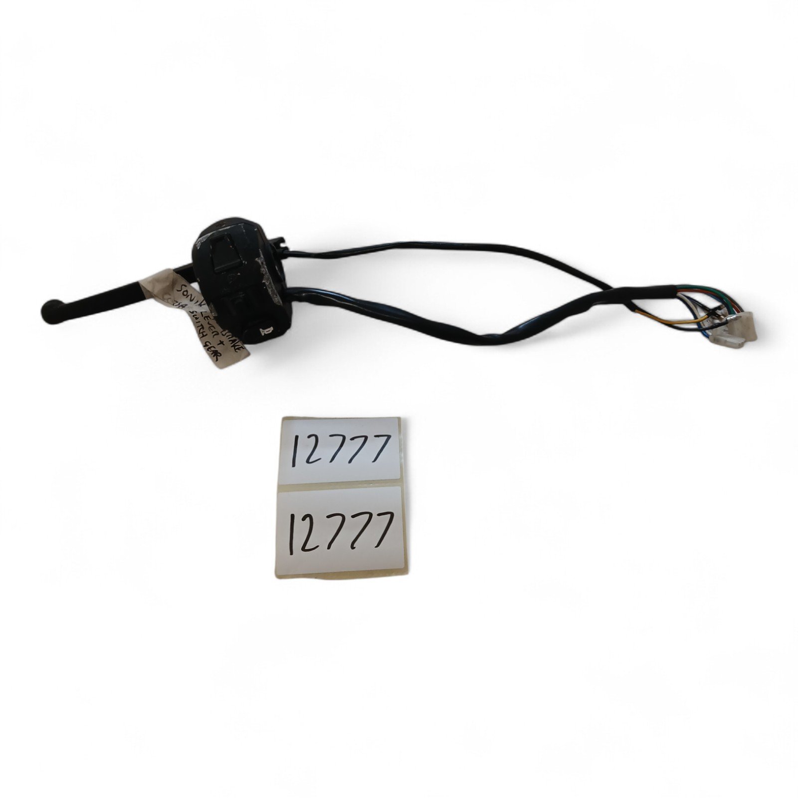 12777_2028129-Photoroom.jpg Sonik Corsa 50 2013 Left Brake Lever & Switchgear Assembly OEM - Image 1