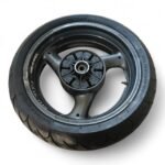 Suzuki GSX-R 1100 1100 1993-1998 Rear Wheel - 180/55ZR17 Rim and Tyre Size - Three Spoke OEM - Image 6