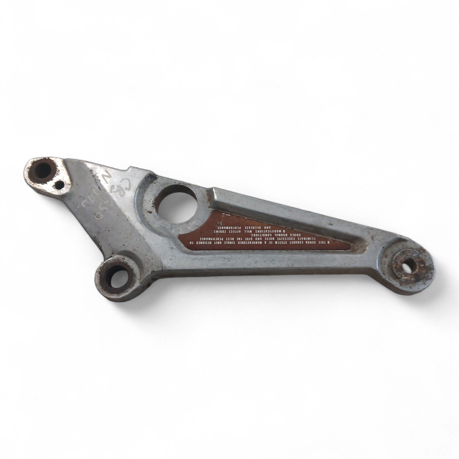 13335_2028129-Photoroom.jpg Honda CB 650 SC Nighthawk 650 1982 Right Foot Peg Bracket Mount OEM 50600-460-840 - Image 1