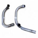 Triumph Bonneville Bonneville T120 T 120 1200cc 2016-2020 Pair Brushed Stainless Downpipe OEM - Image 2