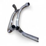 Triumph Bonneville Bonneville T120 T 120 1200cc 2016-2020 Pair Brushed Stainless Downpipe OEM - Image 3
