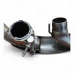 Triumph Bonneville 900cc 2001 Right Stainless Downpipe  c/w rear part OEM - Image 4