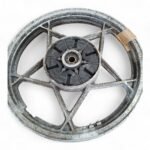 Suzuki GS550 GS 550 553cc 1980-1985 Rear Wheel 18 x 2.15 Alloy Rim takes 20mm spindle, 6 bolt d OEM - Image 2