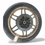 Suzuki GS550 GS 550 553cc 1980-1985 Rear Wheel 18 x 2.15 Alloy Rim takes 20mm spindle, 6 bolt d OEM - Image 4