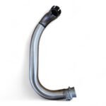 Triumph Bonneville T120 T 120  2016> Brushed Stainless Downpipe OEM - Image 2