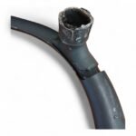 Triumph Bonneville T120 T 120  2016> Black Stainless Right Downpipe OEM - Image 4