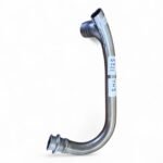 Triumph Bonneville  pre 2016 Left Brushed Stainless Downpipe OD 38mm N.O.S OEM