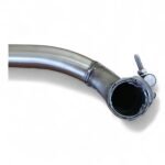 Triumph Bonneville  pre 2016 Left Brushed Stainless Downpipe OD 38mm N.O.S OEM - Image 4