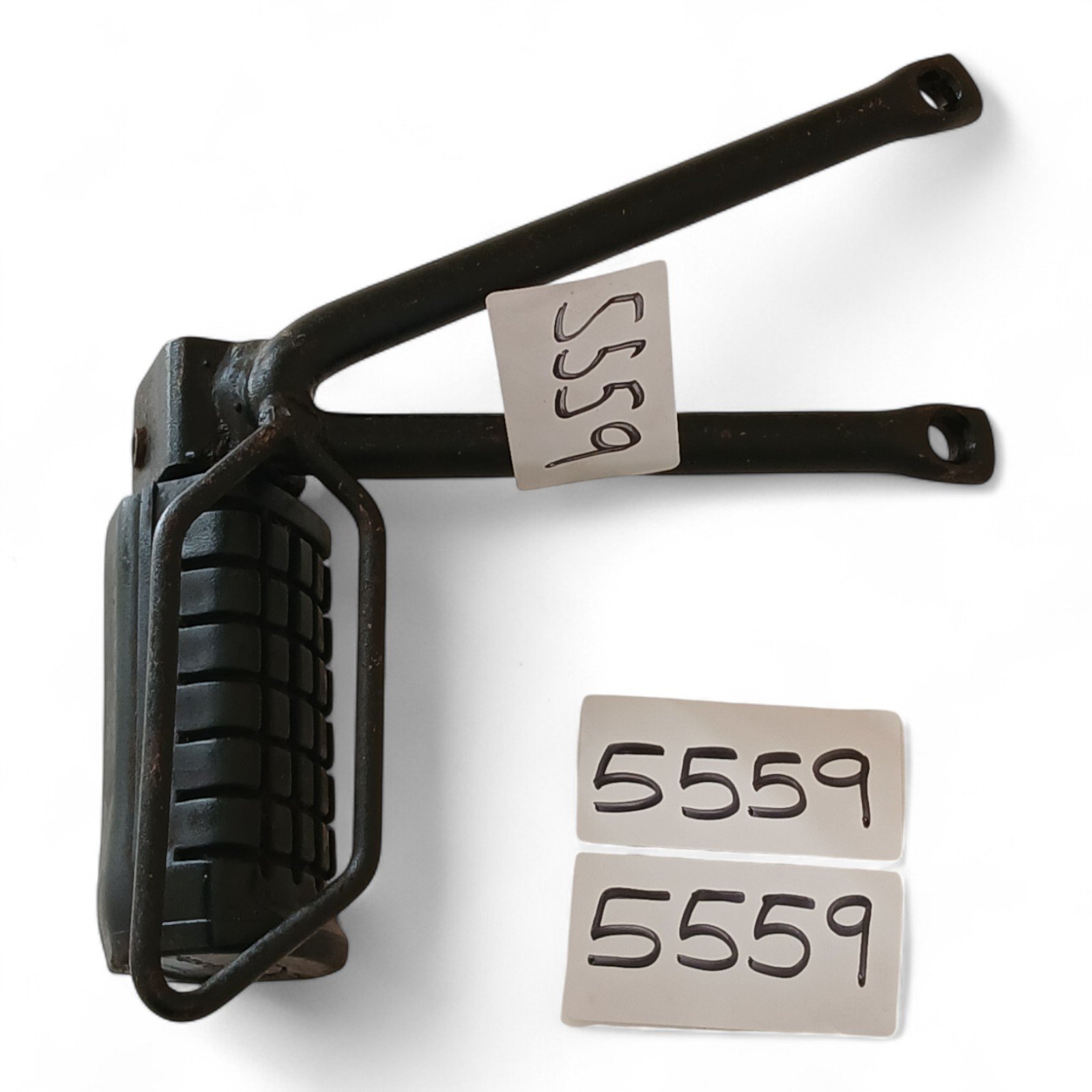 5559_2028129.jpg Aprilia RX50 RX 50 97-04 & others Rear Right footrest & hanger Patina OEM - Image 1
