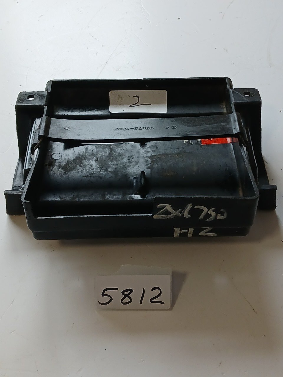 5812_2.jpeg Kawasaki ZXR 750 1989 Tool Tray with strap OEM 32098-1084 - Image 1