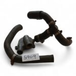 Suzuki RGV250 249cc 1991 Waterpump Cover & 3 Hoses + Splitter + Clamps OEM - Image 3