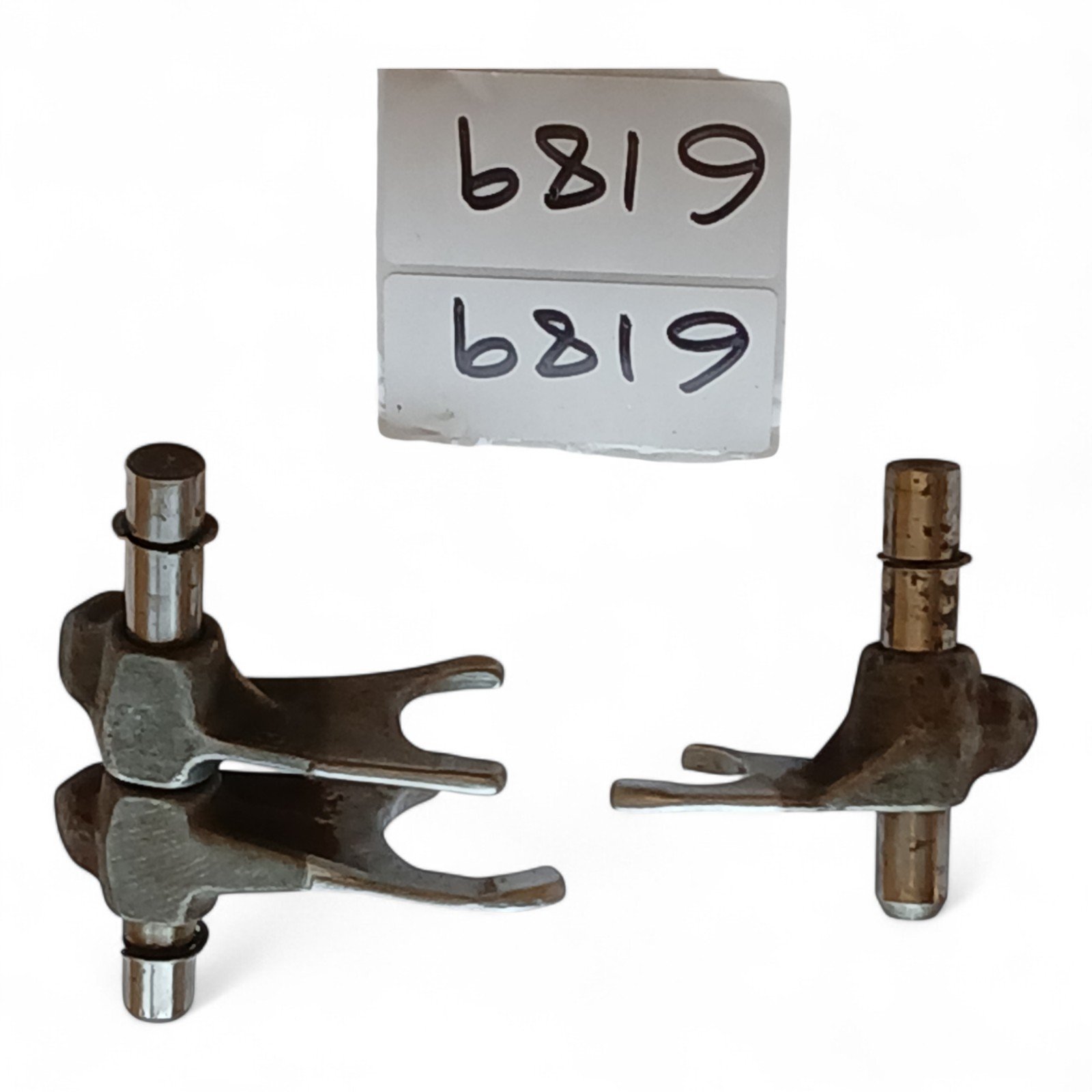 6189_2028129-Photoroom.jpg Yamaha DTE125 DT125 DT 125 175 1970s Gearbox Fork Set OEM - Image 1