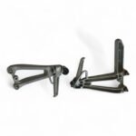 Honda CBR600F CBR 600 F 600cc 1999-2000 Pair of Complete Rear Footrests+brackets OEM - Image 2