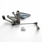 Honda CBR600F CBR 600 F 600cc 1999-2000 Left Footrest & Hanger+Gear Rod+Knuckle OEM - Image 4