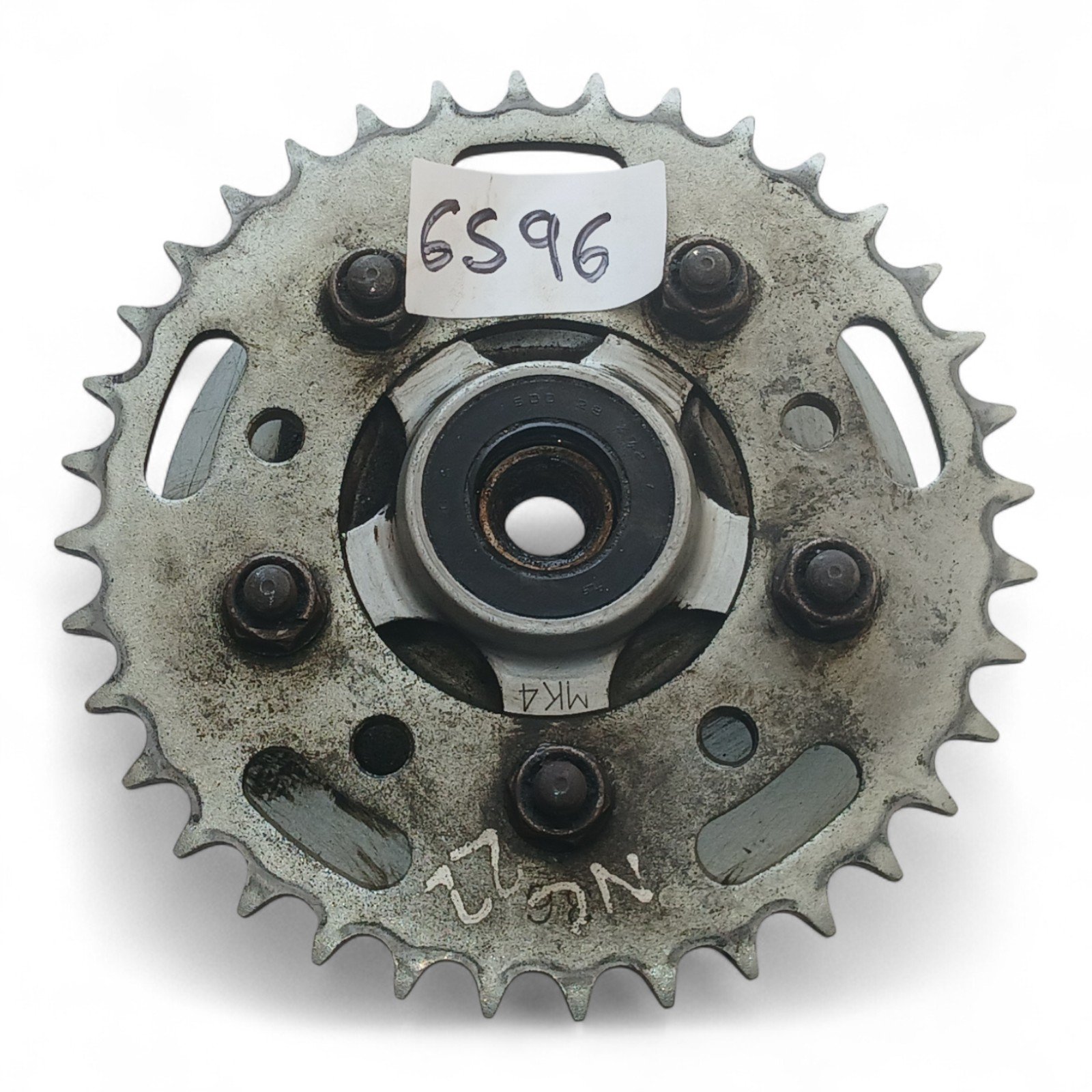 6596_2028129.jpg Honda 1990 Honda CB 450 S (PC17) 350cc 1986-90 Rear Sprocket and Carrier OEM - Image 1