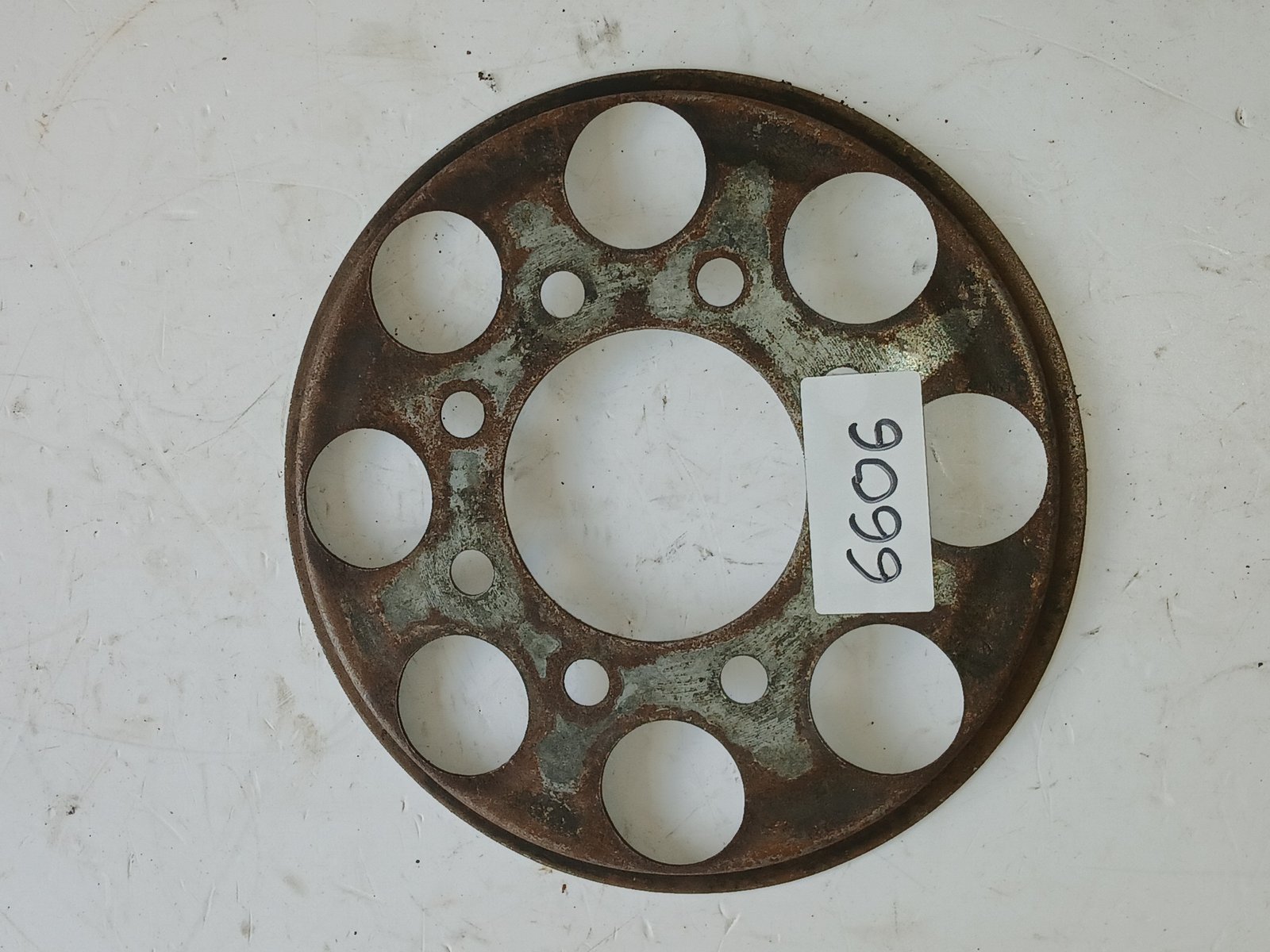 6606_2028129.jpg Honda CB750 CB 750 K SOHC & others 750cc 1971-1976 Sprocket Side Plate Cover steel 215mm dia OEM - Image 1