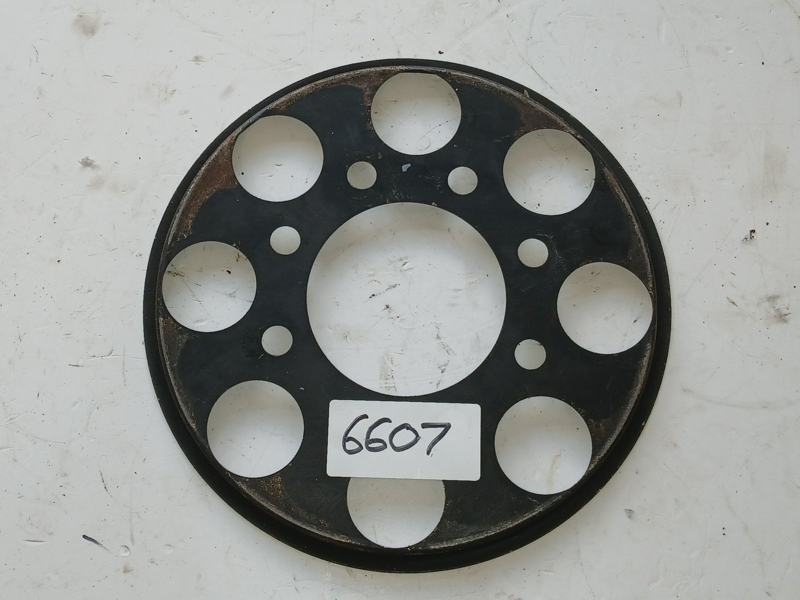 6607_2028129.jpg Honda CB750 CB 750 K SOHC & others 750cc 1971-1976 Sprocket Side Plate Cover steel 215mm dia OEM - Image 1