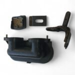 Honda CB200 CB 200 200cc 1973-1976 Indicator Bracket, part of Airbox & Screen Oil Filter OEM - Image 5
