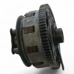 Honda CB200 CB 200 200cc 1973-1976 Clutch parts good basket 6 off friction plates + parts OEM - Image 5