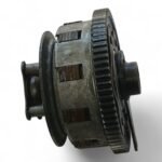Honda CB200 CB 200 200cc 1973-1976 Clutch parts good basket 6 off friction plates + parts OEM - Image 6