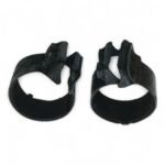 Honda CB200 CB 200 200cc 1973-1976 Pair of Exhaust Header Clamps OEM - Image 3