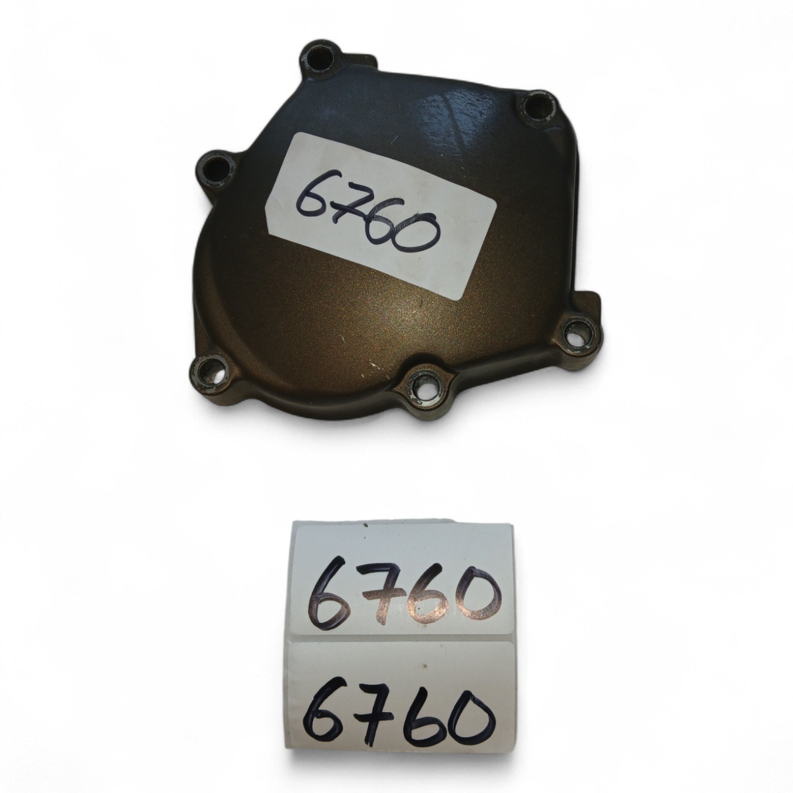 6760_2028129.jpg Kawasaki ZX-6R Ninja 2003-2004 Engine Motor TIming Chain Cover OEM - Image 1