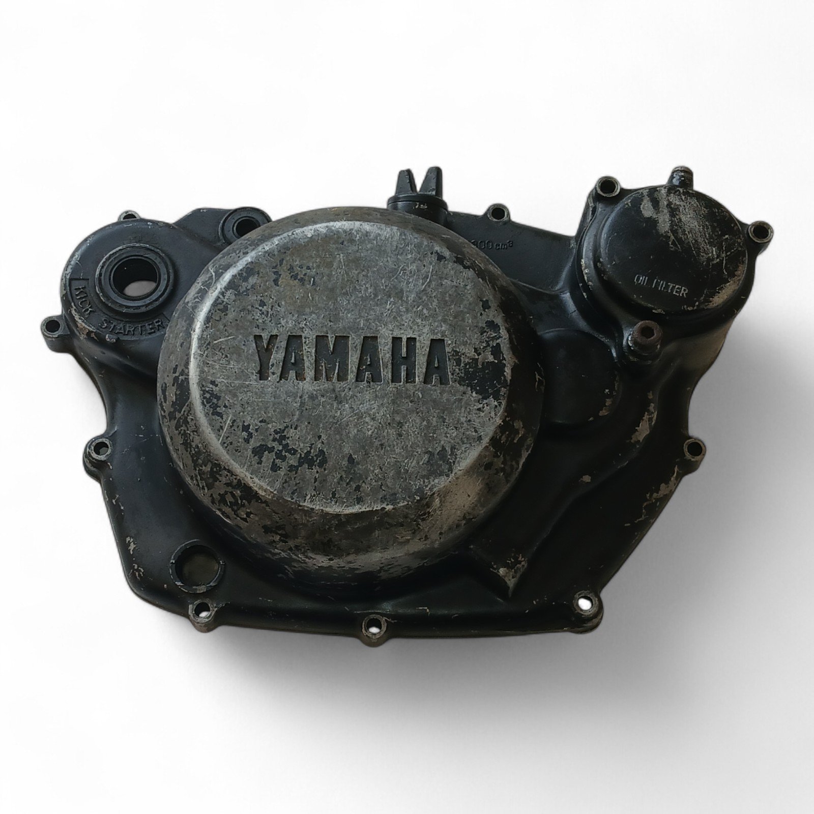 6828_2028129.jpg Yamaha DT125R DT 125 R 125cc 1980s Right engine case + oil filter cover OEM 3Y100 - Image 1