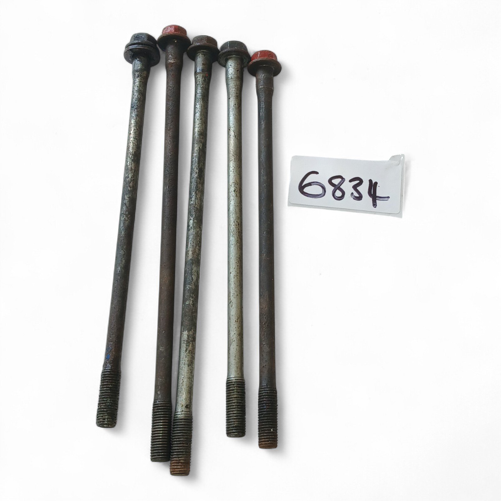 6834_2028129.jpg Yamaha XT250 XT 250 250cc 1980s Set of 4 main cylinder head/barrel bolts OEM - Image 1