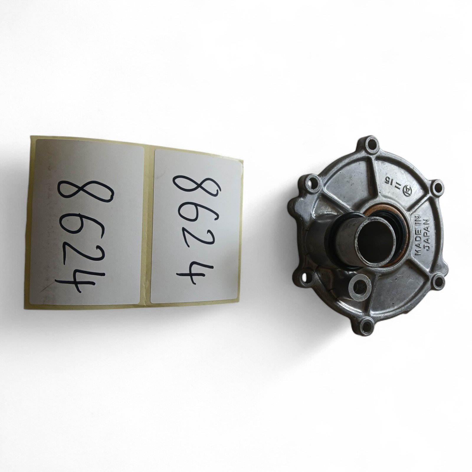 8624_2028129.jpg Kawasaki KC100 KC 100 KE100 1973 - 1990 Intake Disc Cover Crank Shaft Seal Plate Case OEM - Image 1