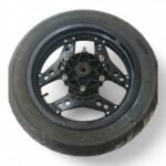 Honda VF750 750 1983 Rear Wheel Rim with Tyre OEM - Image 2