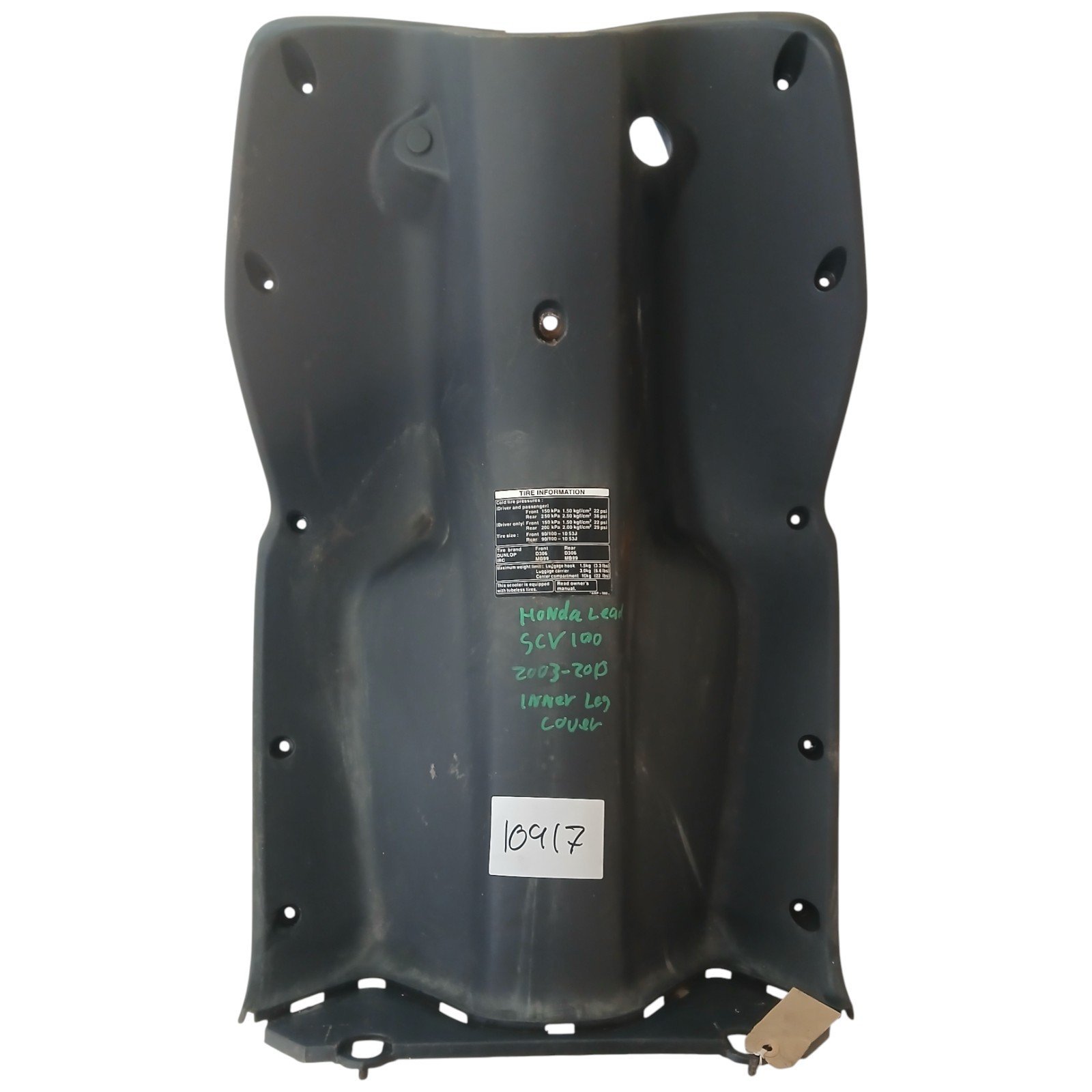 10917_2028129-Photoroom.jpg Honda Lead SCV100 100 2003-2006 Inner Leg Cover OEM - Image 1