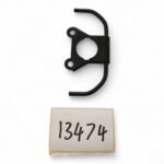BMW F650 Funduro 650 1996 Ignition Barrel Lock Upper Yoke Cover Cable Bracket OEM - Image 4