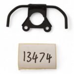 BMW F650 Funduro 650 1996 Ignition Barrel Lock Upper Yoke Cover Cable Bracket OEM - Image 5