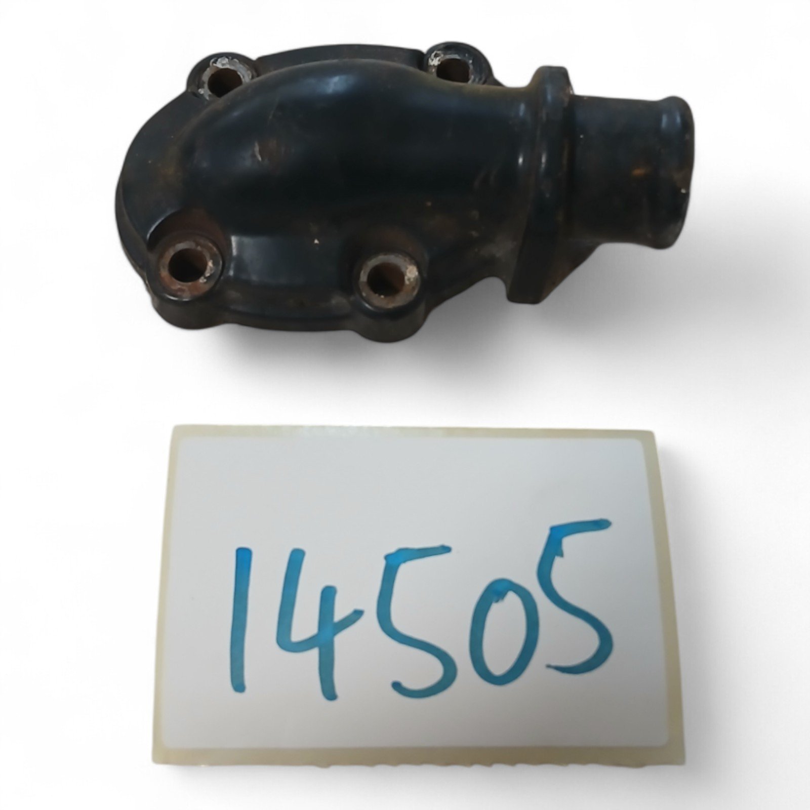 14505_2028129-Photoroom.jpg Triumph Daytona 955 1997 Left Coolant Cover / Inlet & Outlet OEM - Image 1
