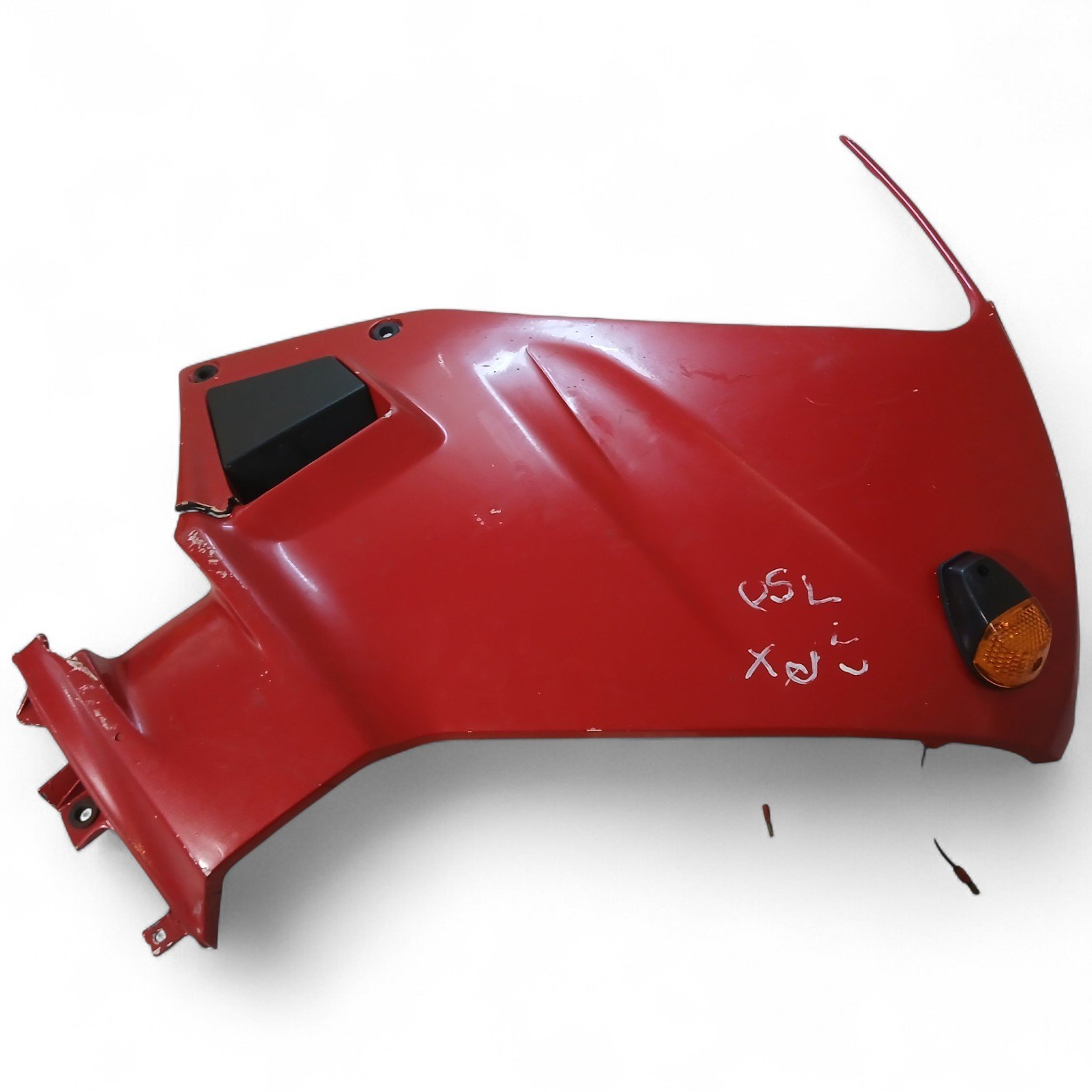 17237_2028129.jpg Kawasaki GPZ 750 750 1982-1985 Front Right Upper Fairing Panel & Coolant Reservoir Cover OEM 55028-1132 - Image 1