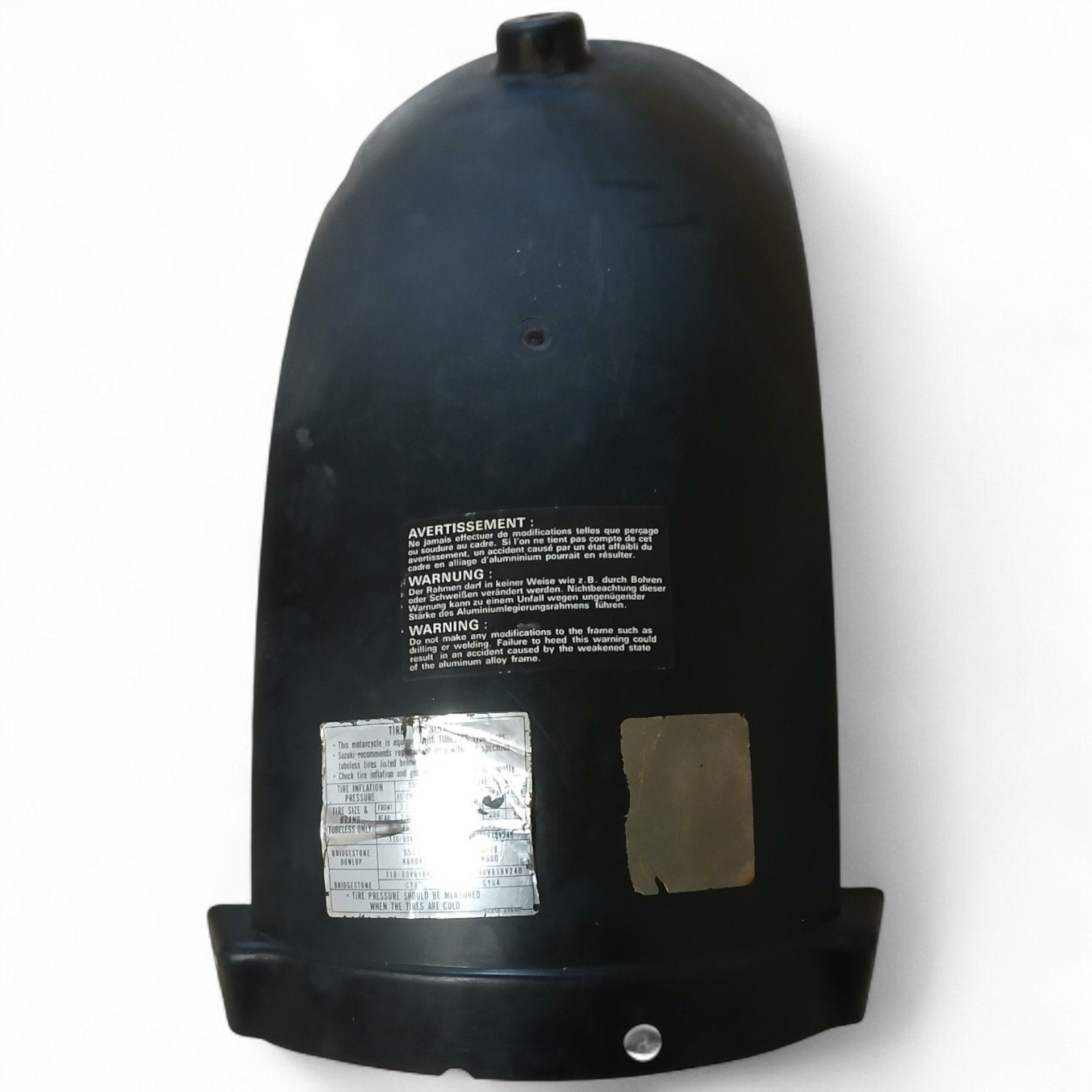 17245_2028129.jpg Suzuki GSX-R 1100 1100 1985-1988 Rear Inner Mudguard OEM - Image 1