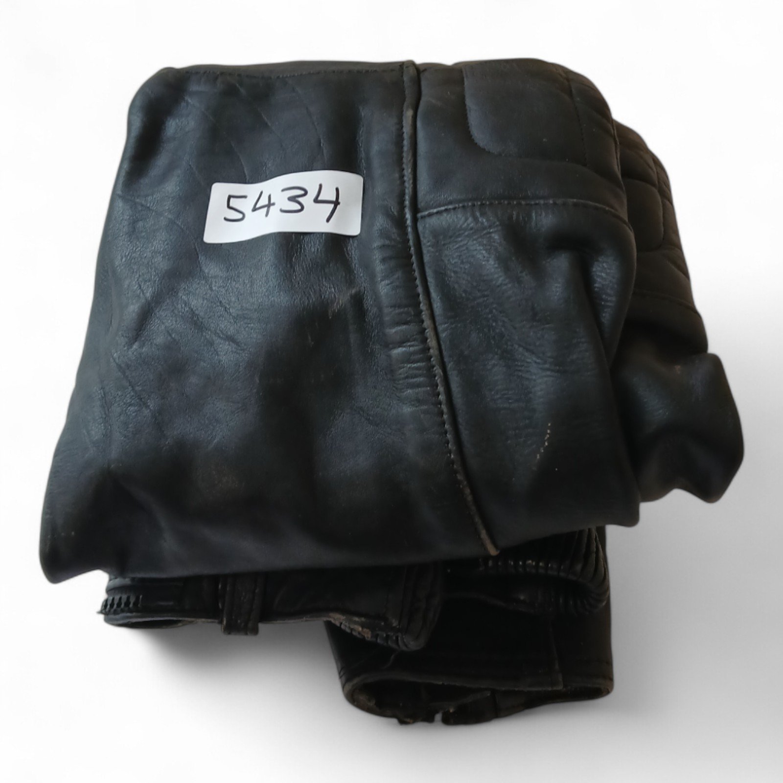 5434_2028129-Photoroom.jpg Leather Trouser Trousers ASHMAN size 10 waist expander OEM - Image 1